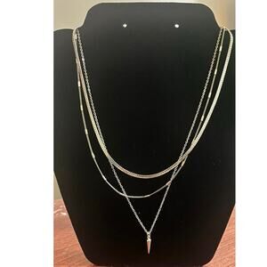 LC Lauren Conrad Gold Tone Layered Necklace Bundle
